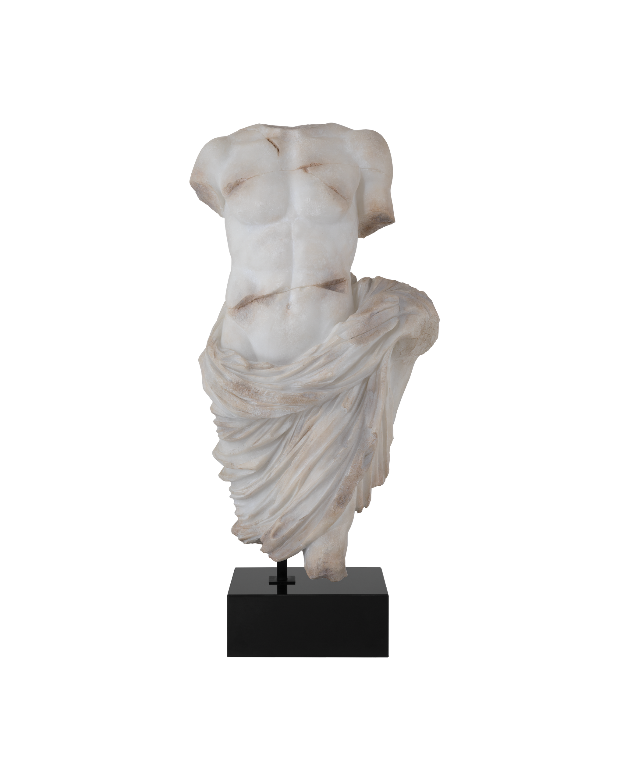 Currey & Company Delos Torso On Metal Stand