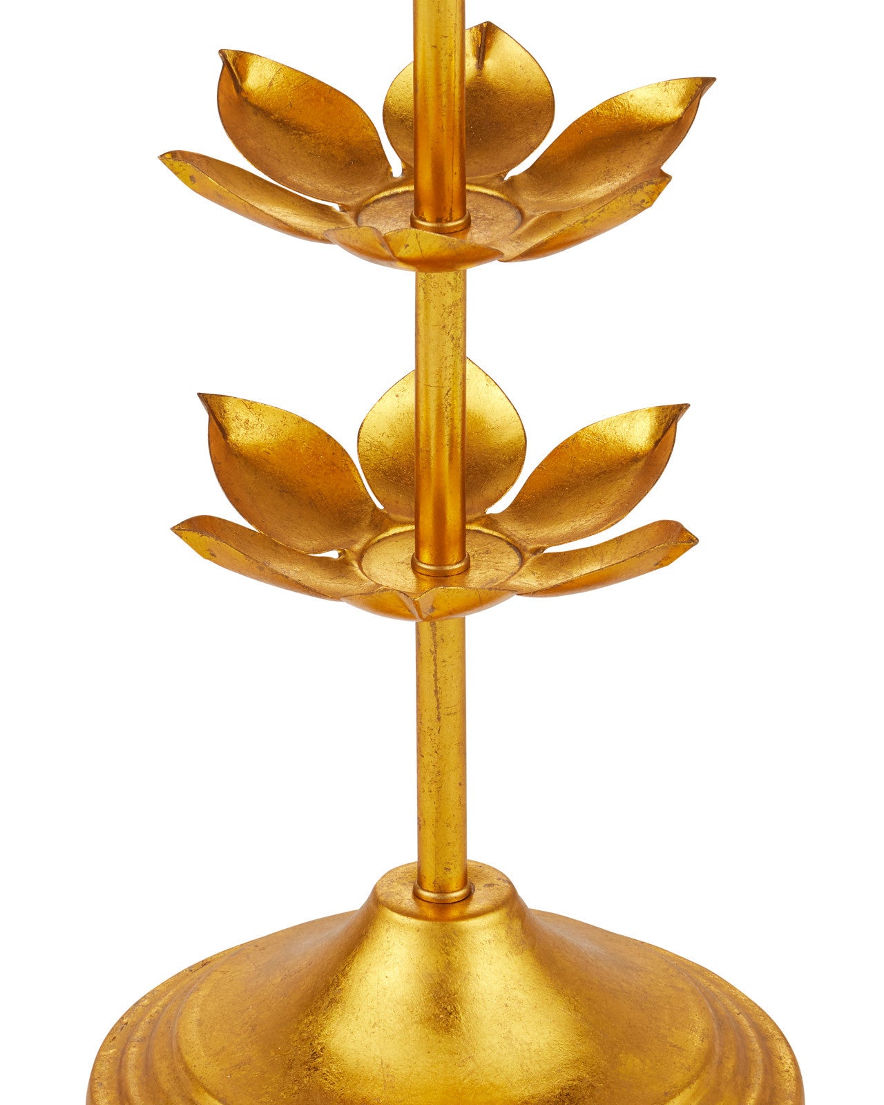 Currey & Company Awakening Gold Leaf Floor Lamp