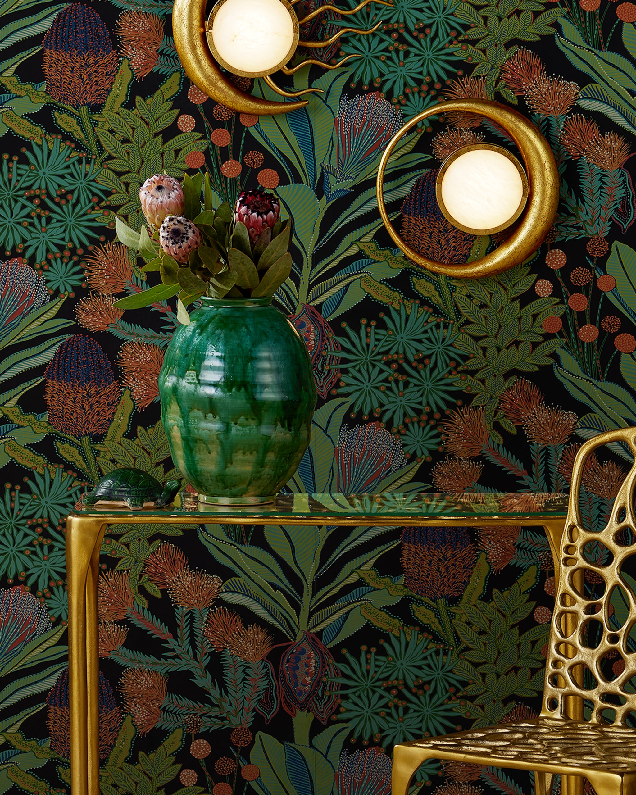 Currey & Company Tang Dynasty Green Turtle