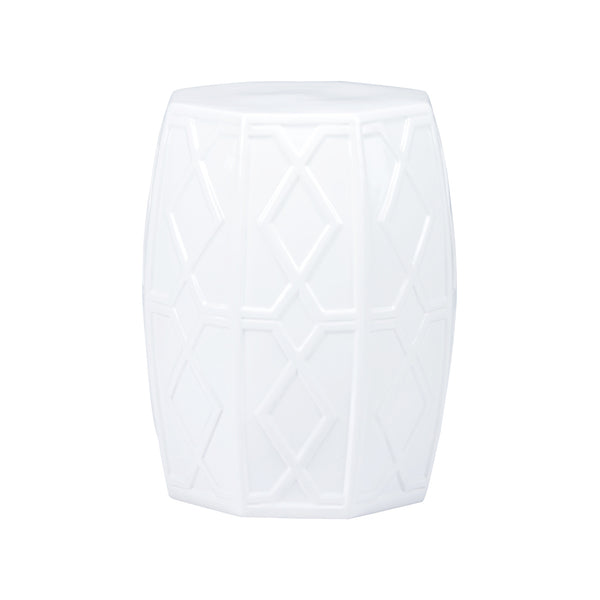 Chelsea House Andreu Garden Stool White