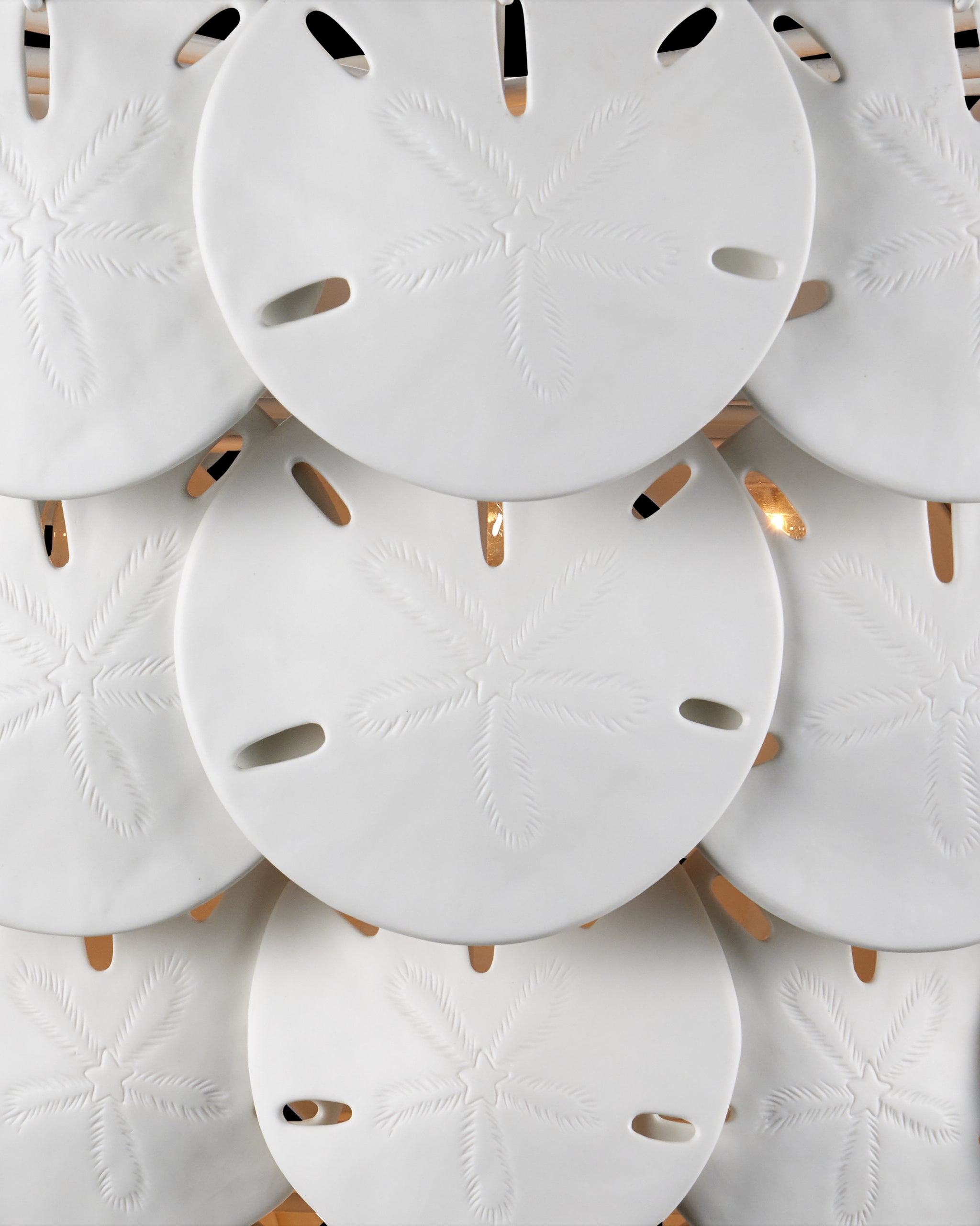 Currey & Company Tulum Extra Large White Chandelier