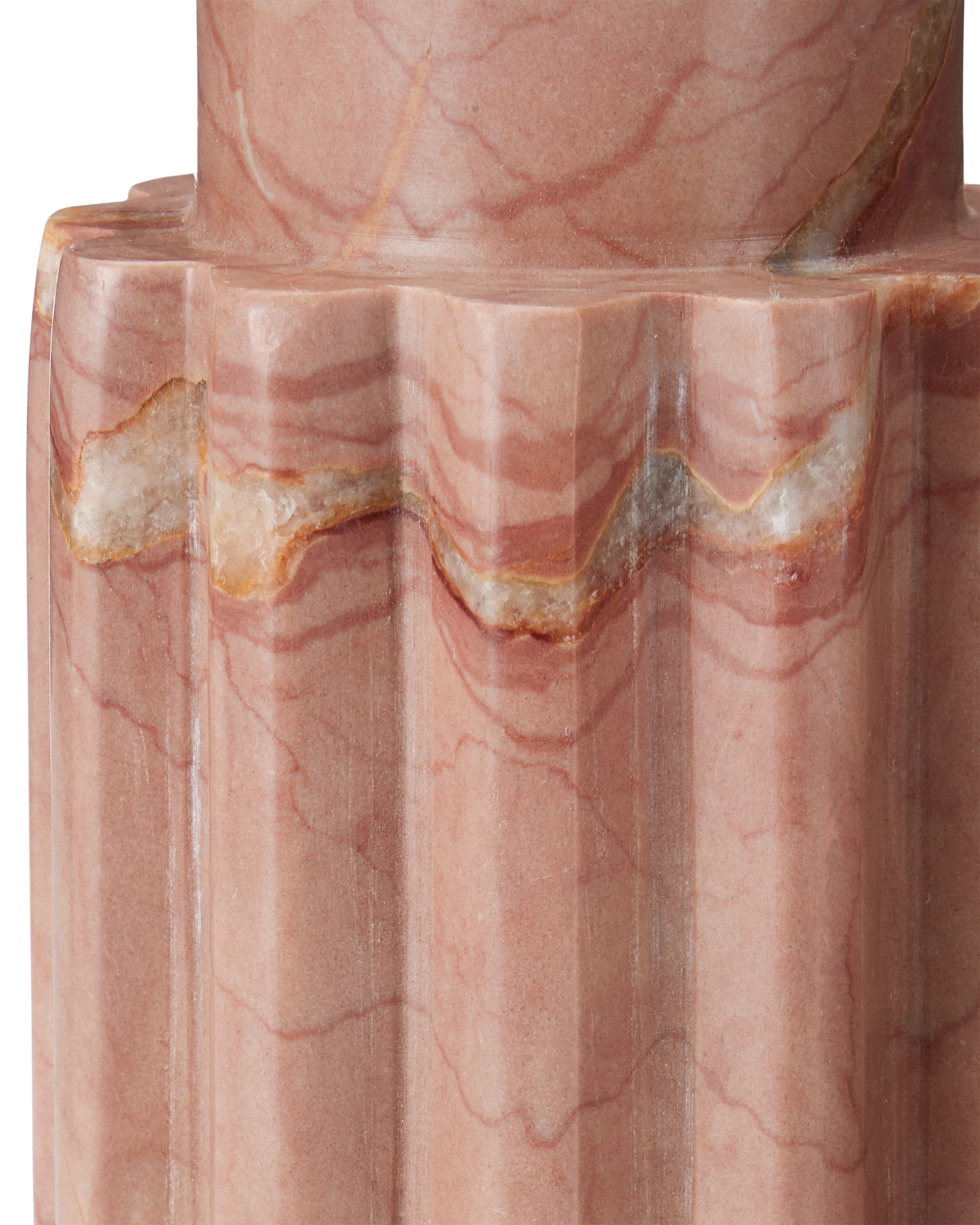 Currey & Company Penrose Pink Candle Holder Set Of 2