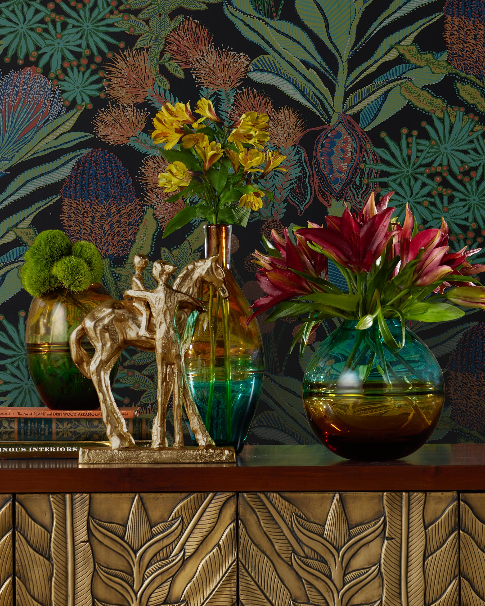 Currey & Company Tapio Vase Set Of 3