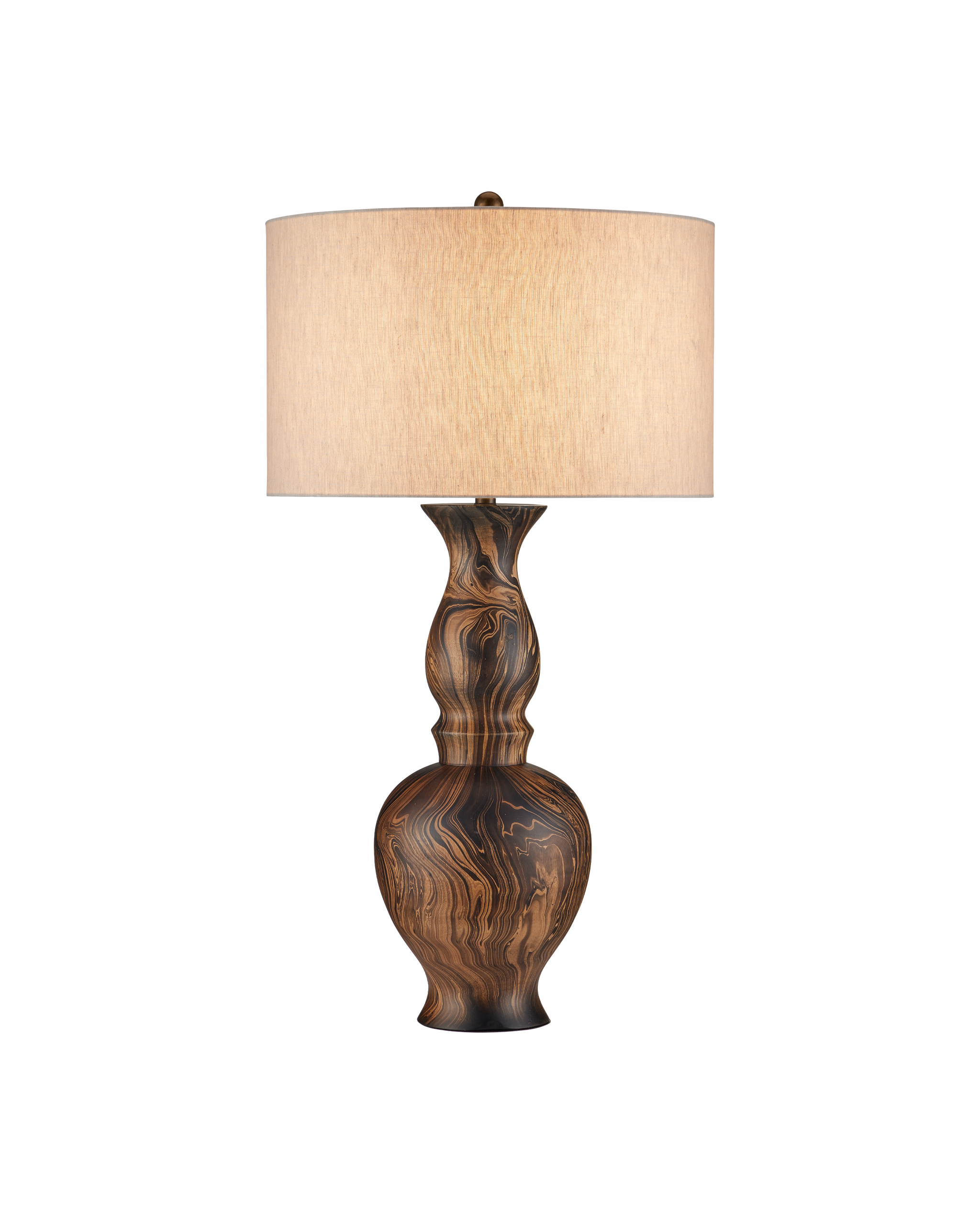 Currey & Company Carterton Brown Table Lamp