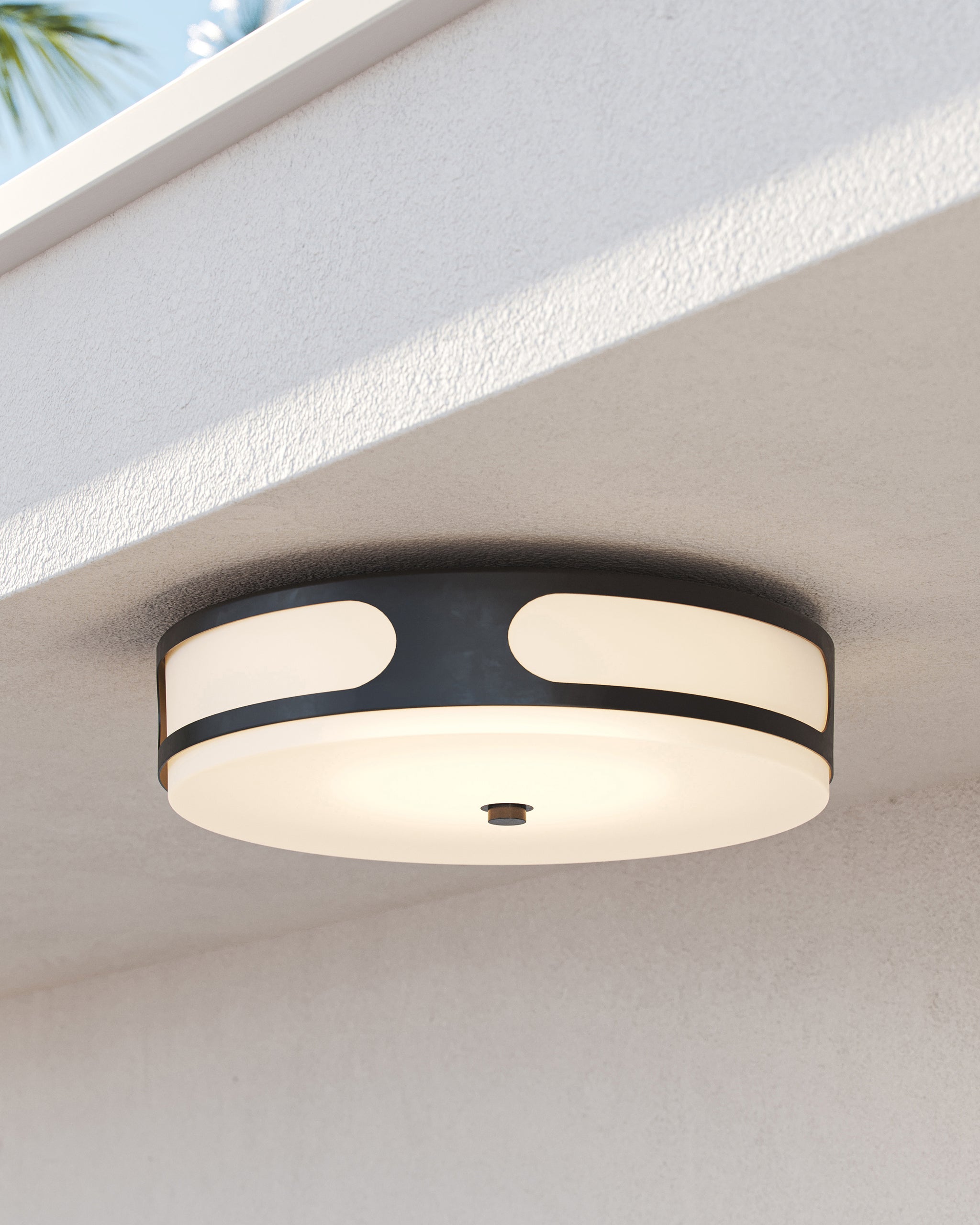 Currey & Company Swale Outdoor Flush Mount