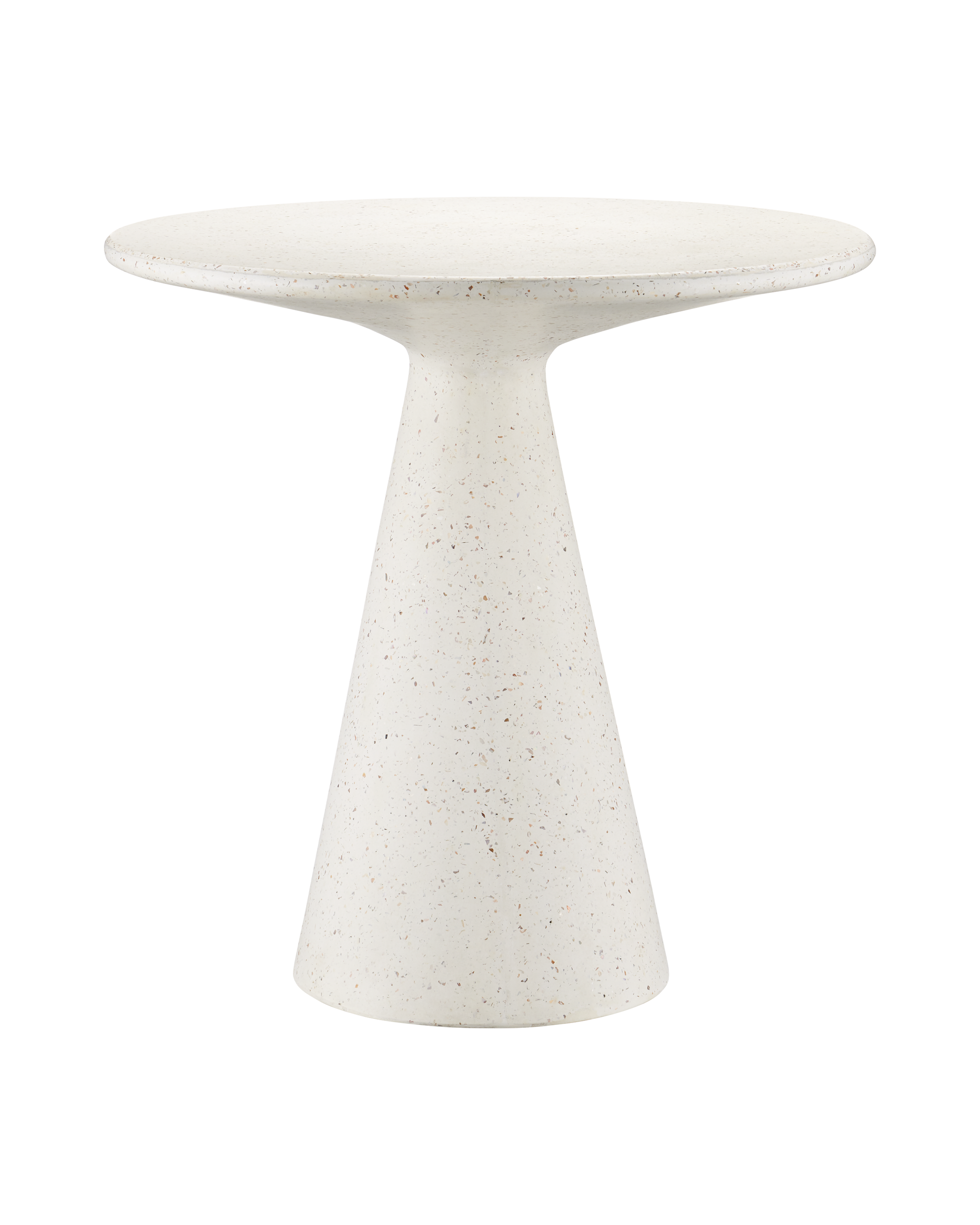 Currey & Company Pendurado Ivory Terrazzo C Table