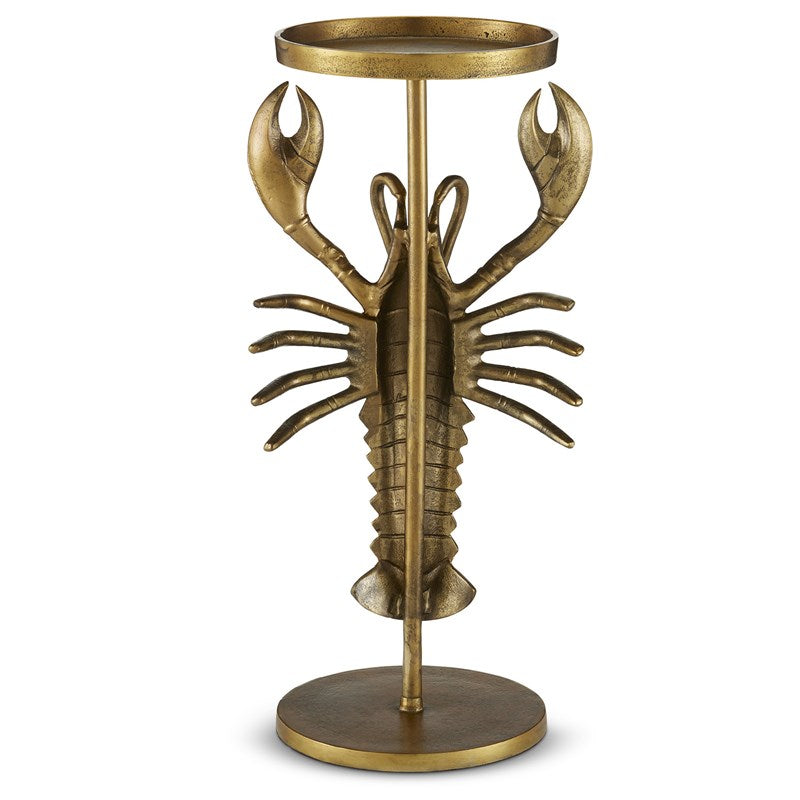 Currey And Company Georgetown Brass Drinks Table