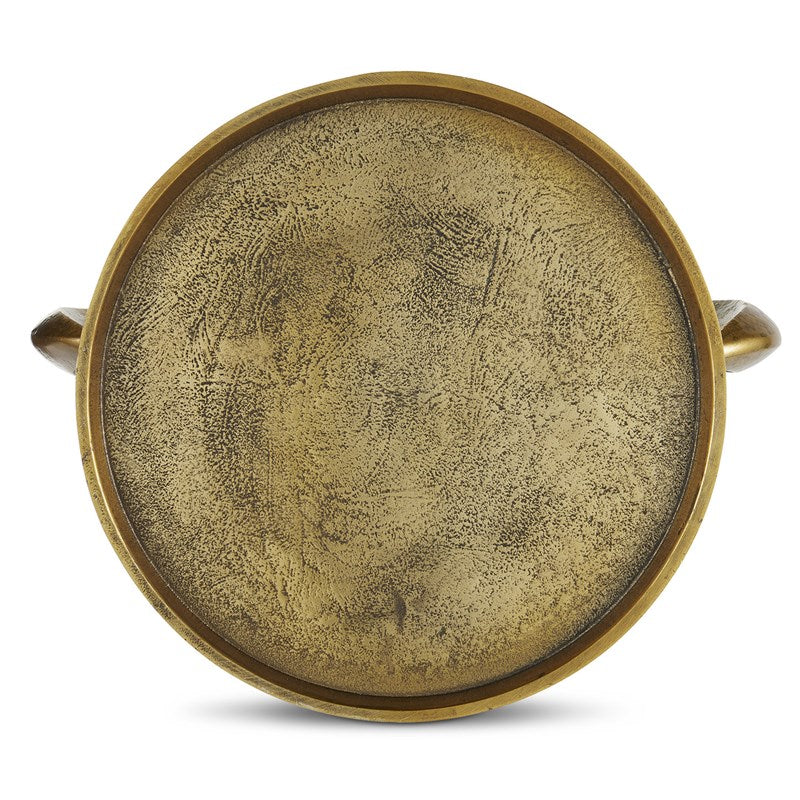 Currey And Company Georgetown Brass Drinks Table