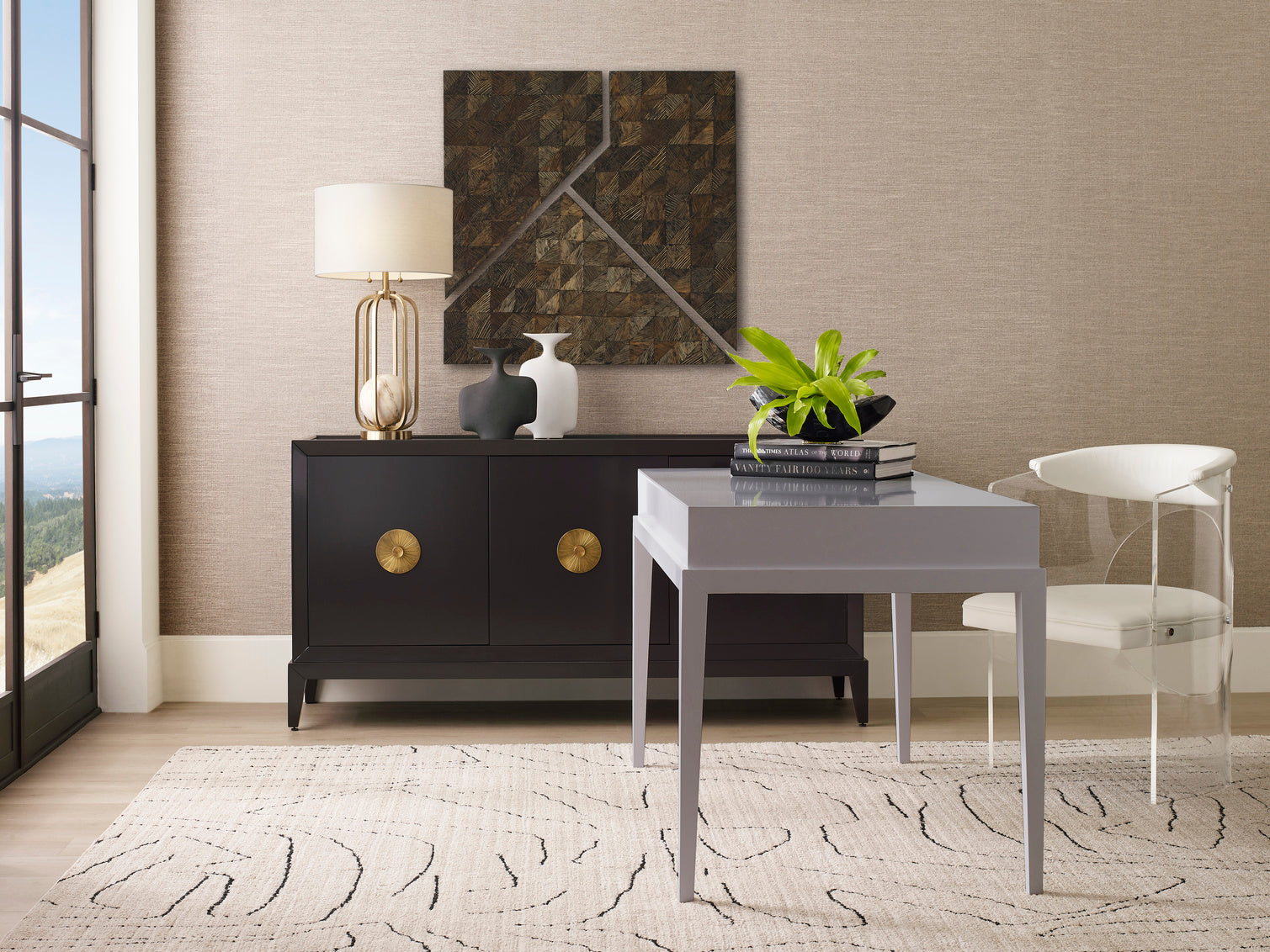 Wildwood Beveled Desk, Custom Color