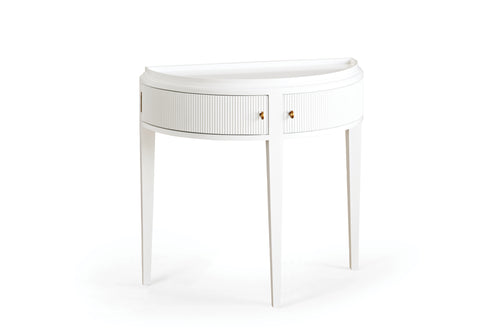 Wildwood Cottage Demilune Console