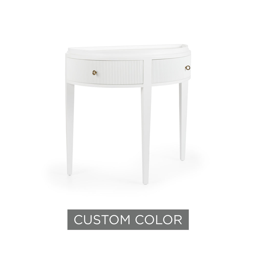 Wildwood Cottage Demilune Console