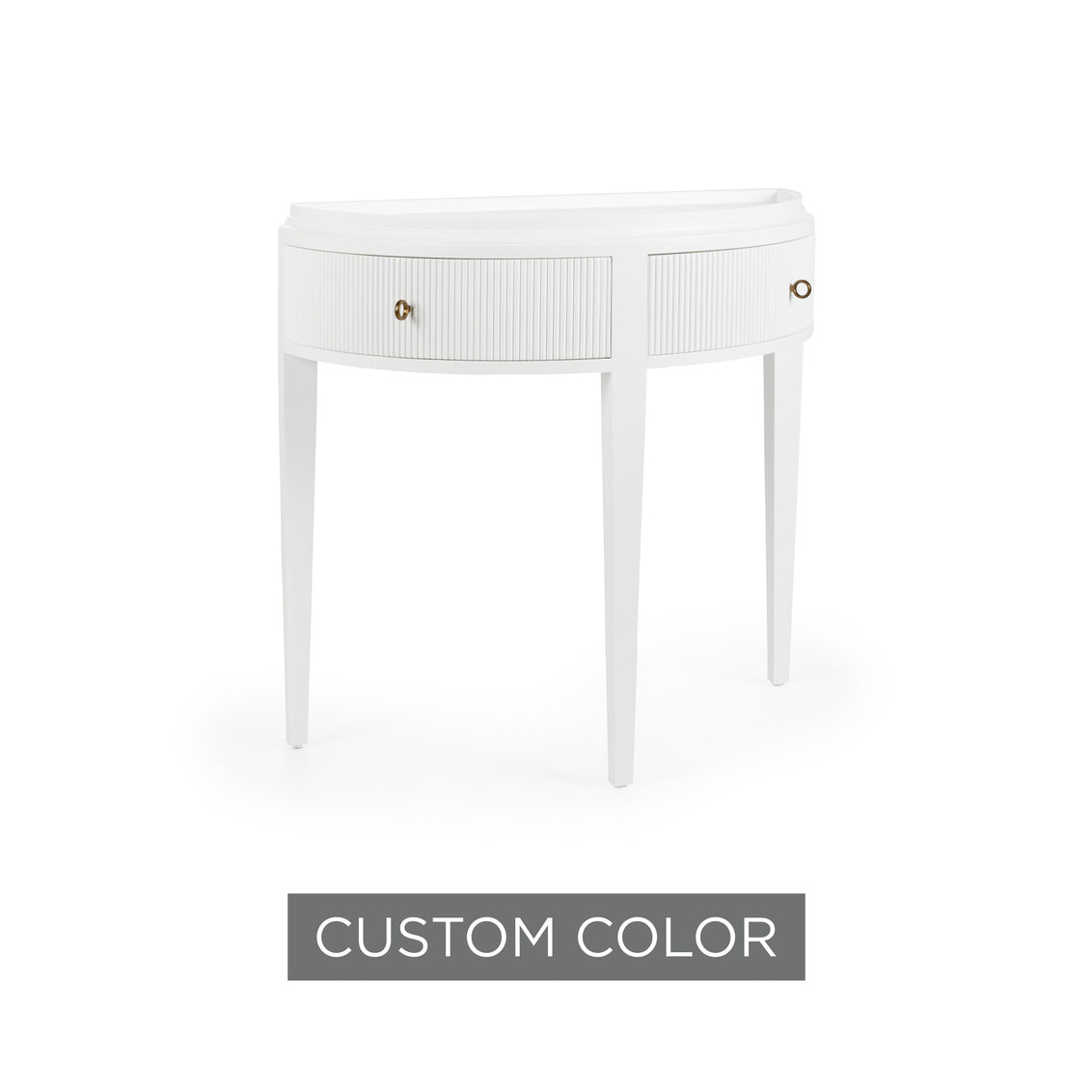 Wildwood Cottage Demilune Console