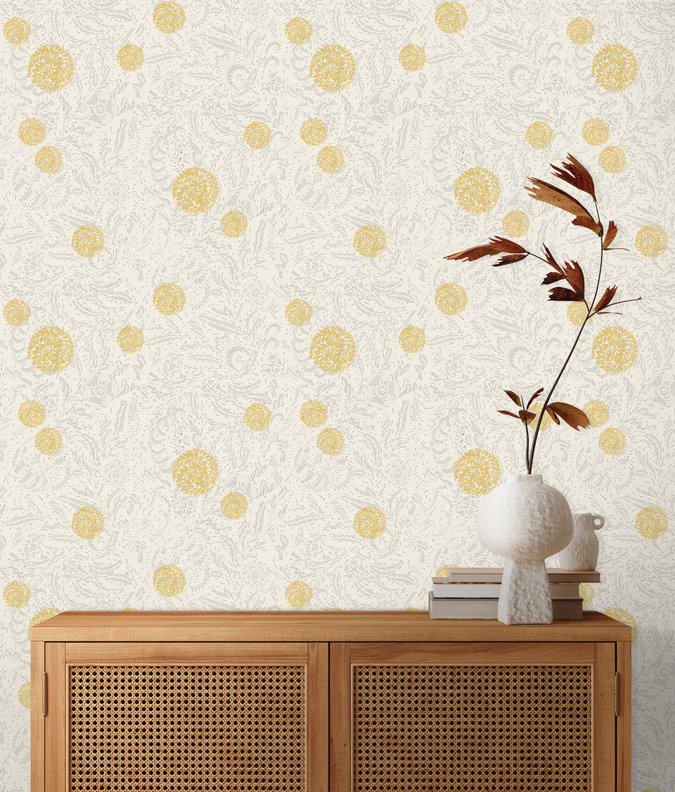 Yuki Osada Floral Stamps Wallpaper