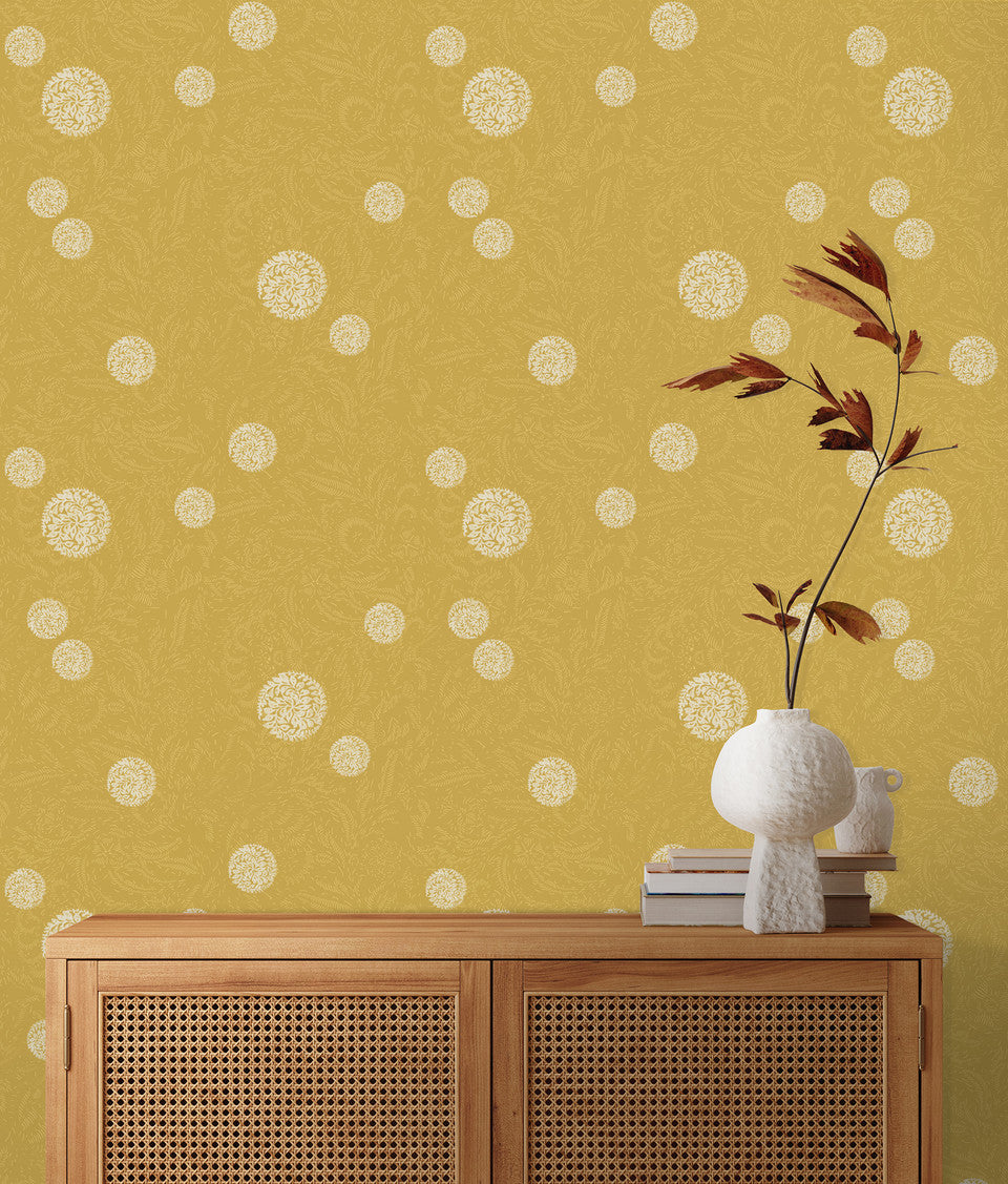 Yuki Osada Floral Stamps Wallpaper
