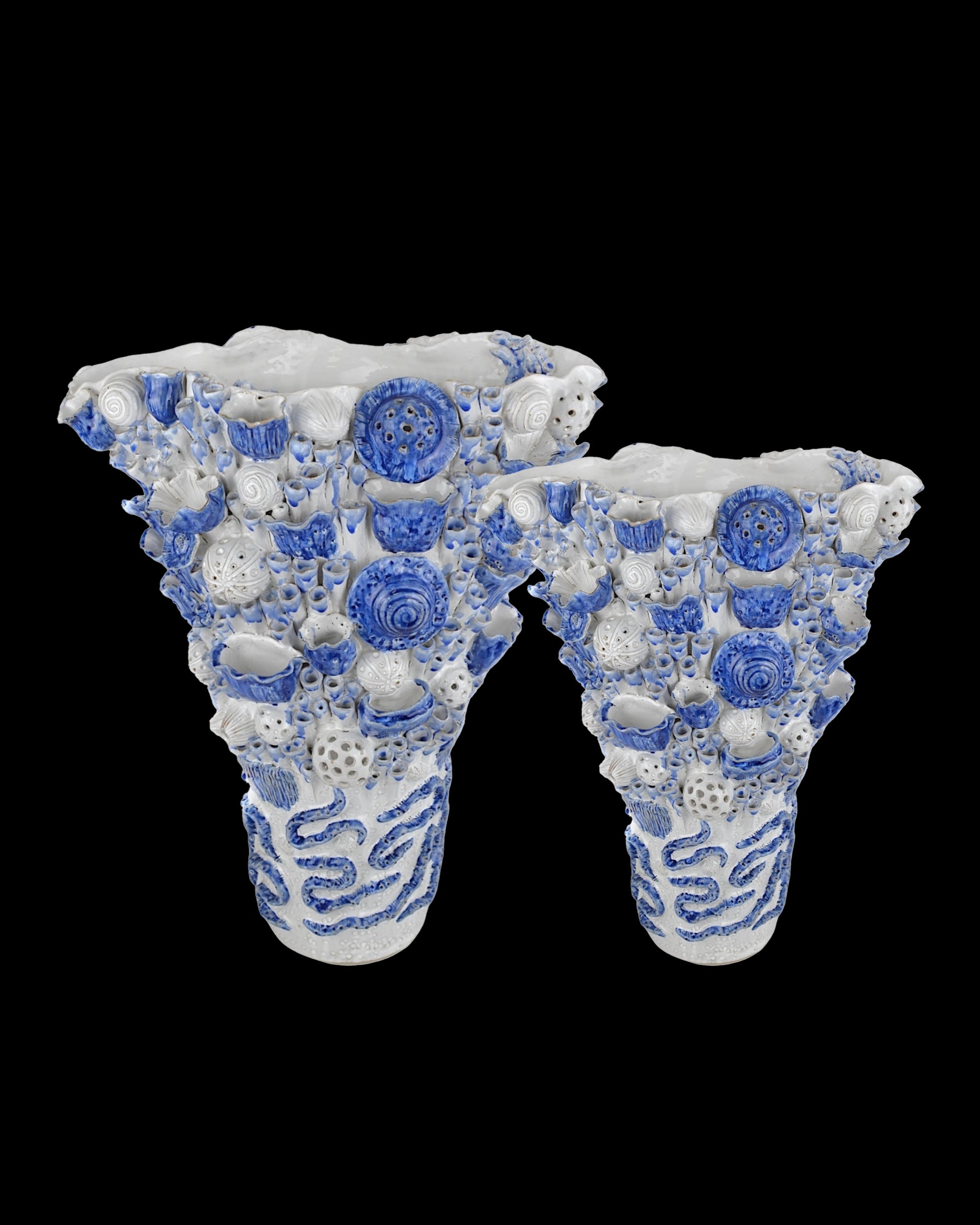 Currey & Company Coral Reef Medium Vase