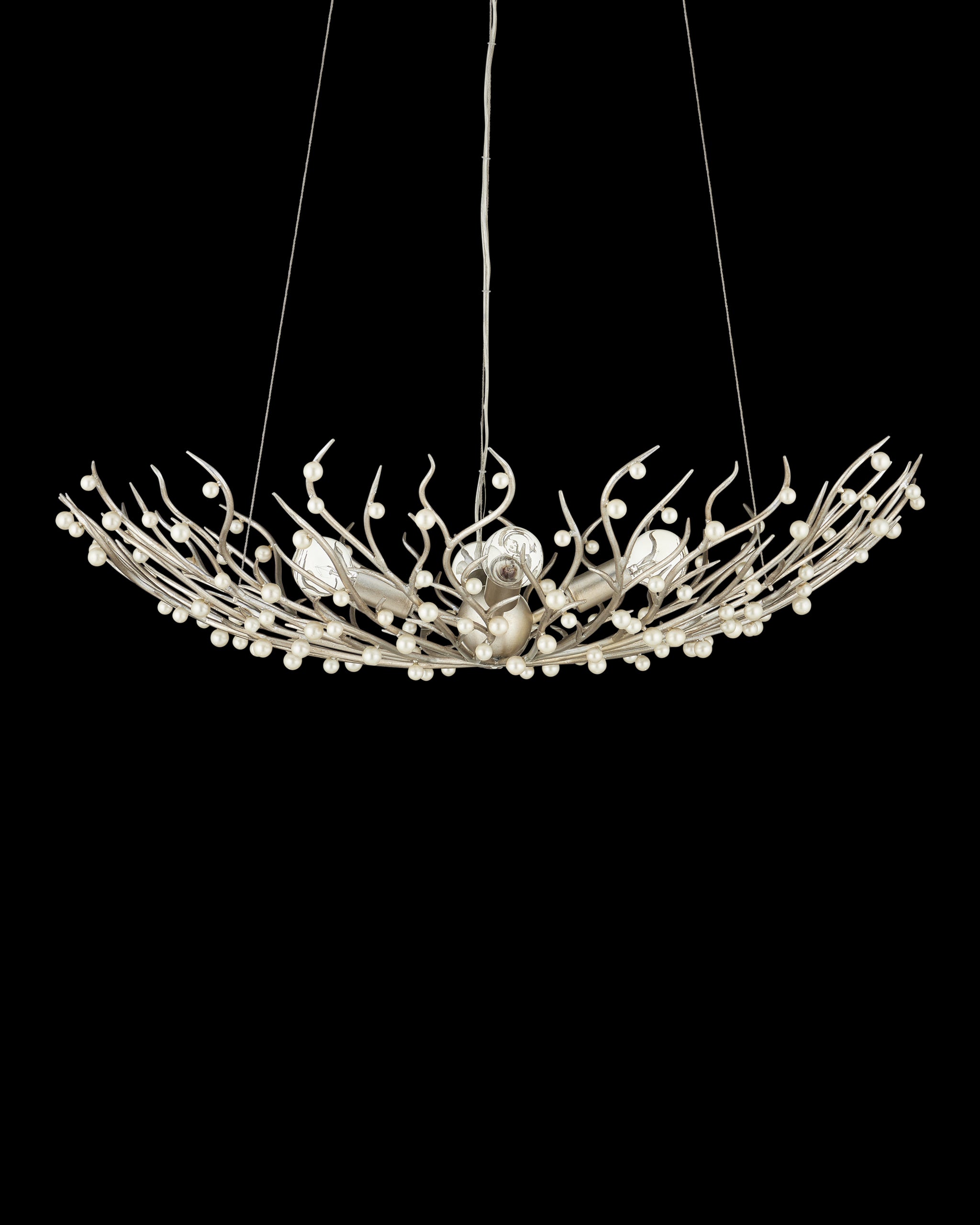 Currey & Company Shinju Pearl Bowl Chandelier