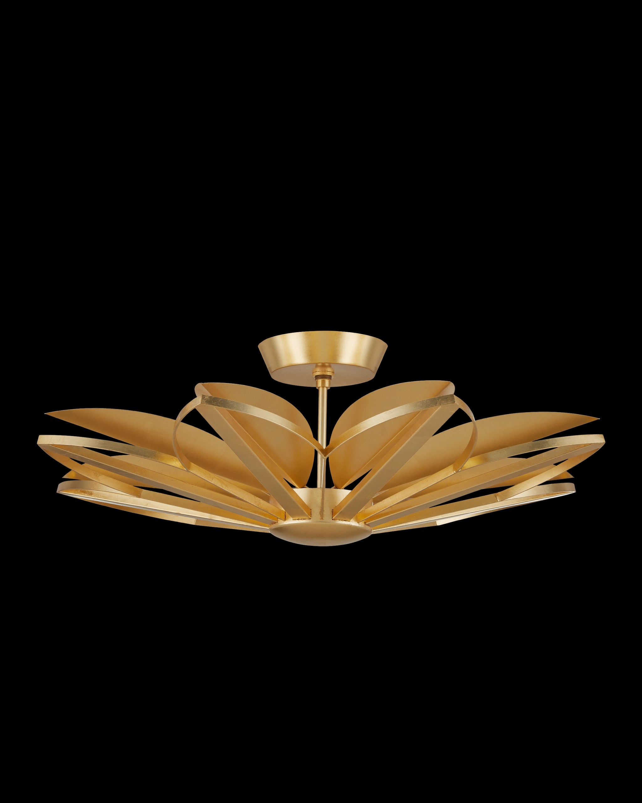 Currey & Company Stewart Semi Flush Mount