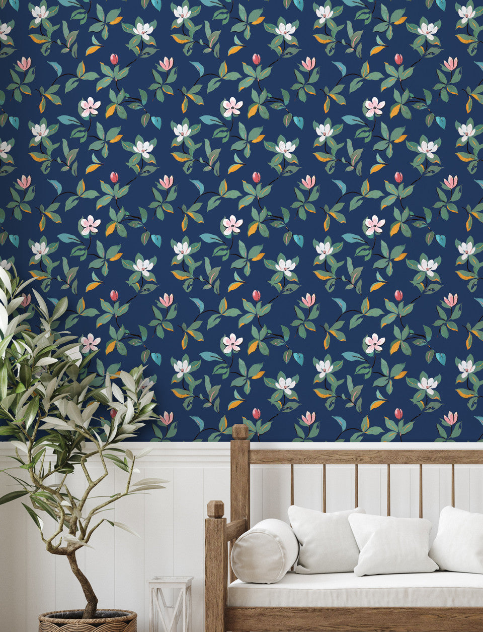 Paule Marrot Magnolias Wallpaper