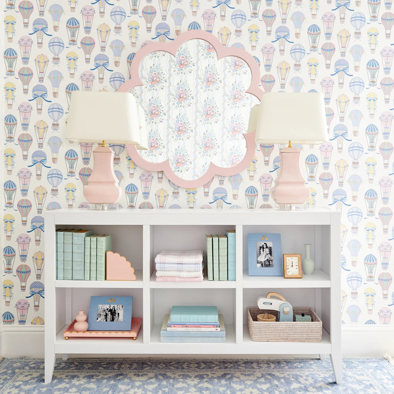 Lotus Poppy Mirror by Caitlin Wilson for Cooper Classics