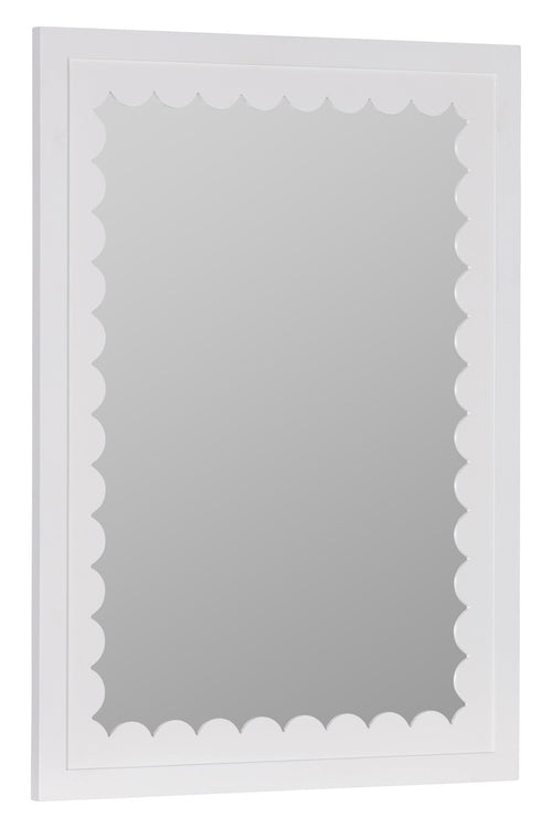 Gigi White Wall Mirror by Caitlin Wilson for Cooper Classics