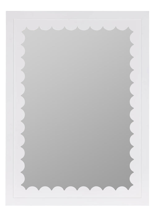 Gigi White Wall Mirror by Caitlin Wilson for Cooper Classics