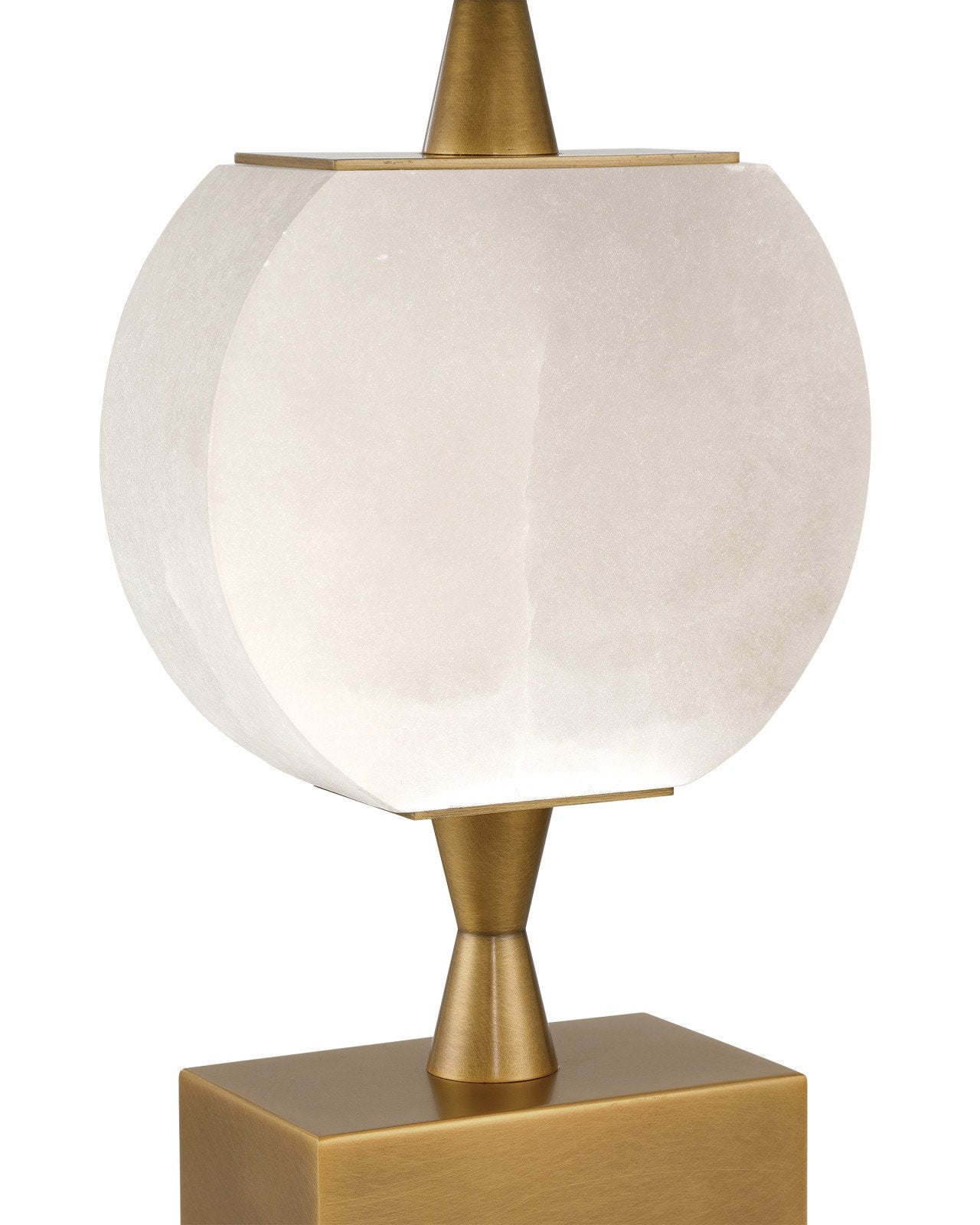 Currey & Company Meandro White Cordless Table Lamp