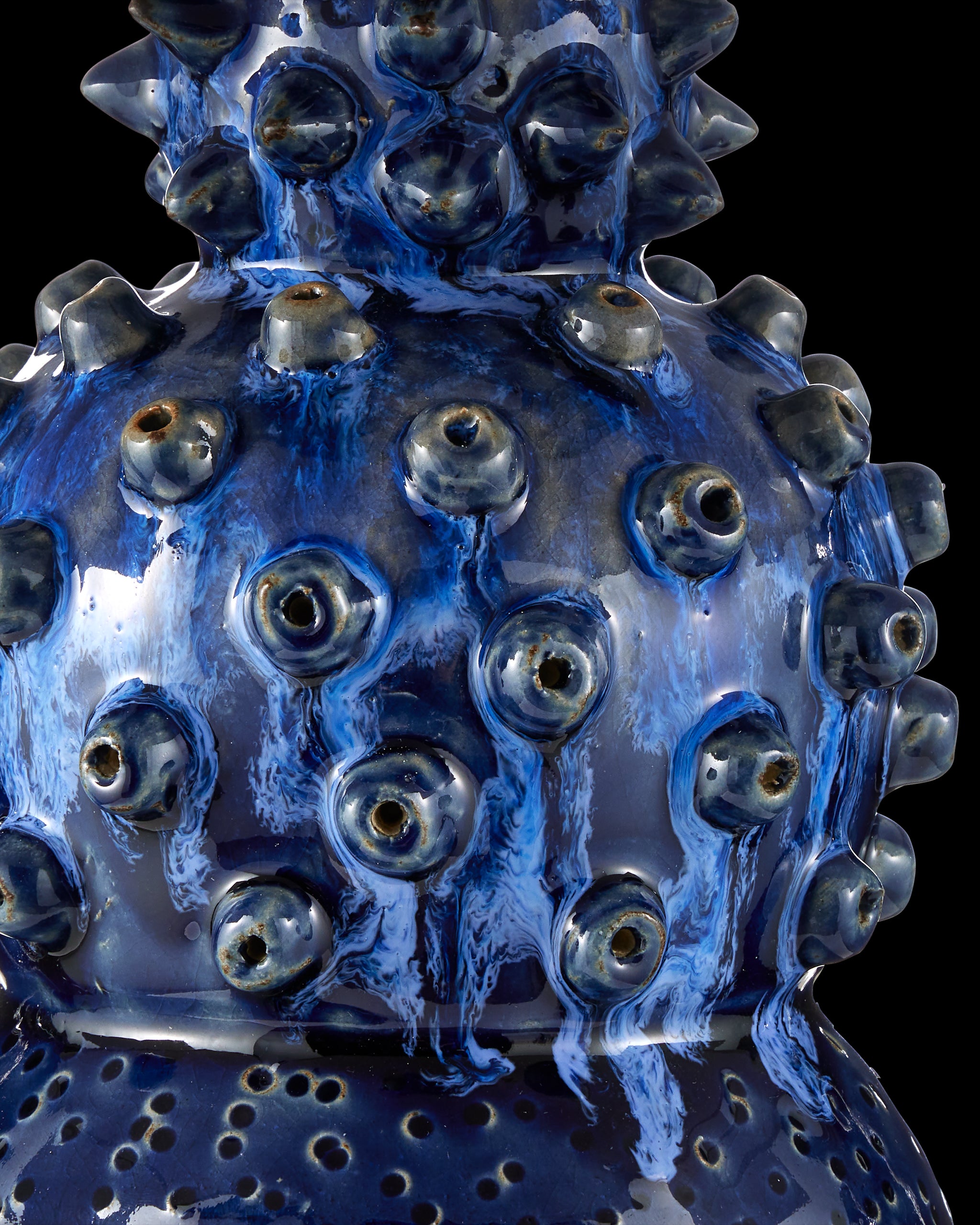 Currey & Company Undersea Dark Blue Table Lamp