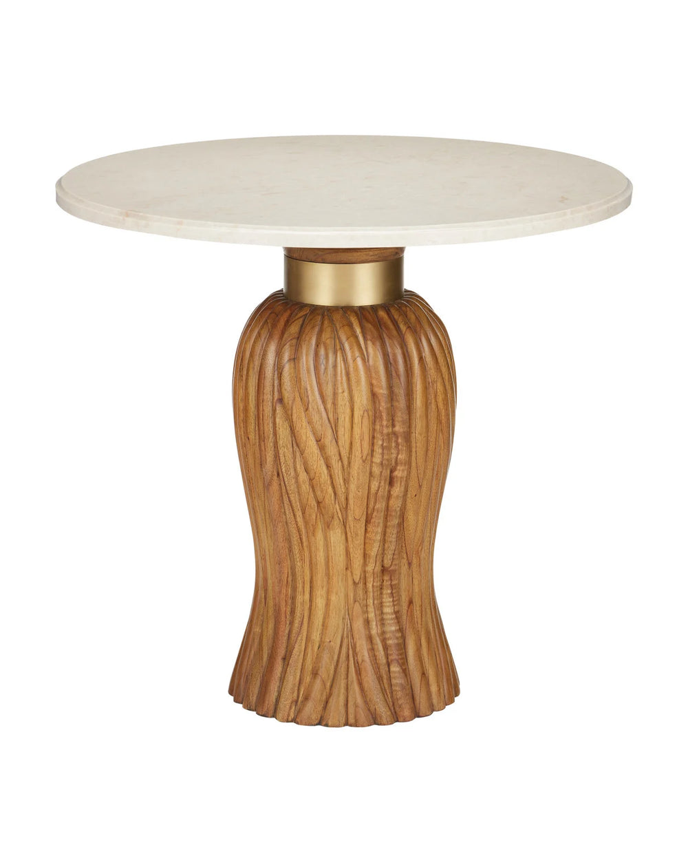 Currey & Company 32" Tassel Mindi Wood Entry Table
