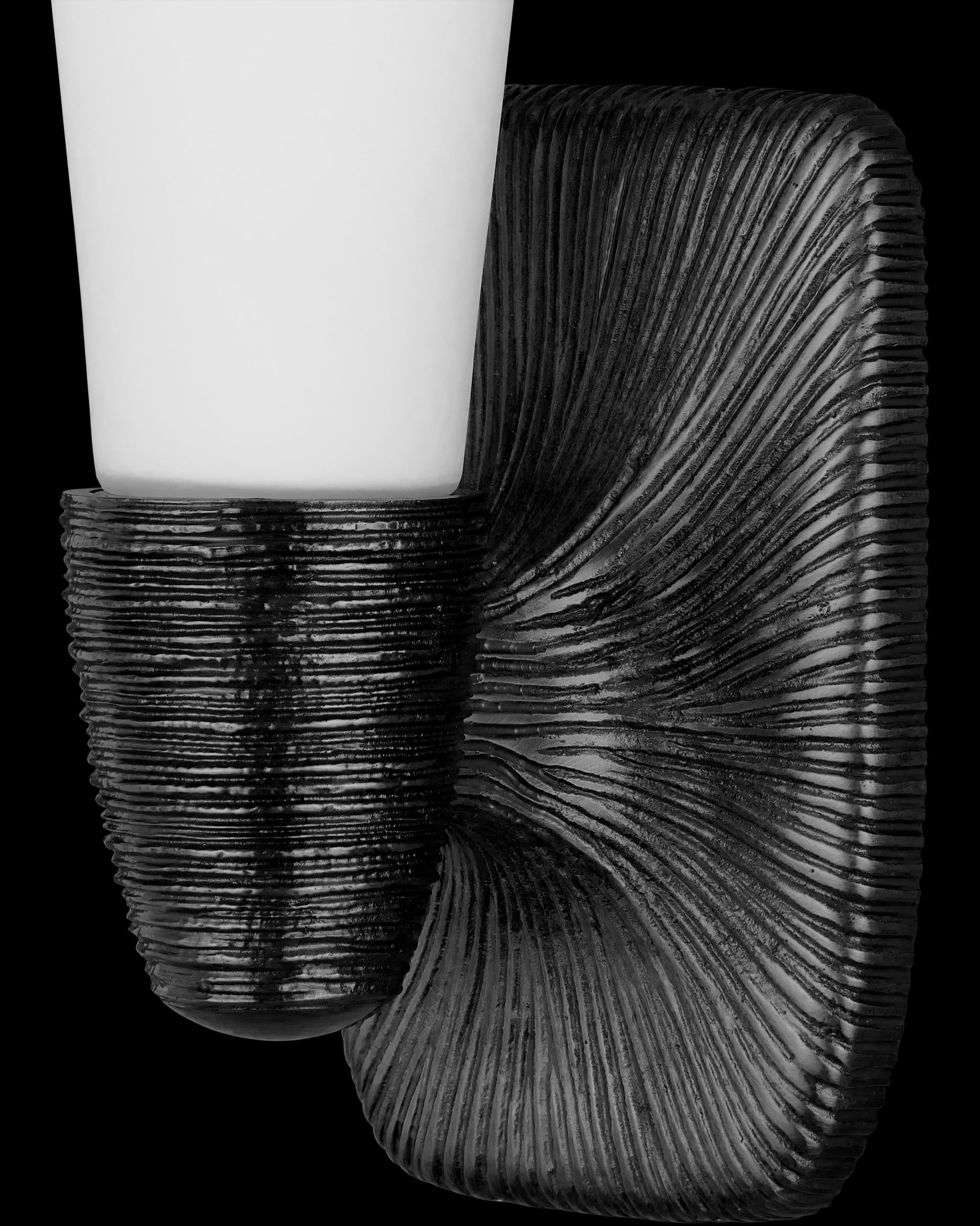 Currey & Company Bonaz Bronze Bath Wall Sconce