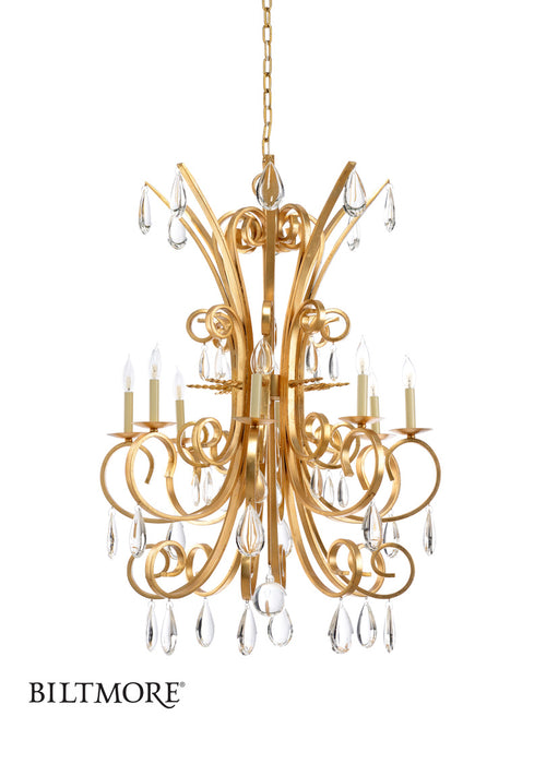 Wildwood Grand Stairs Chandelier Gold
