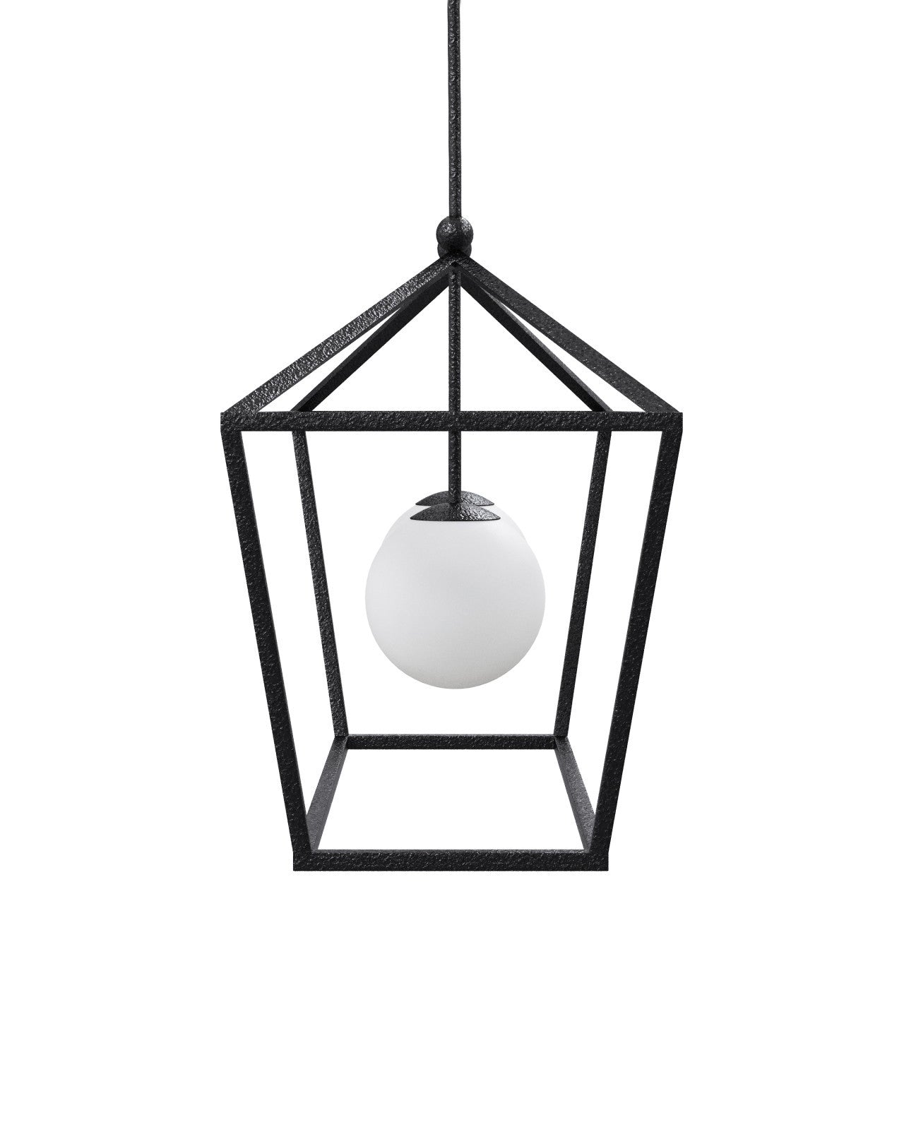 Currey & Company 30.5" X 36" X 18" Denison Rectangular Black 2 Light Outdoor Lantern