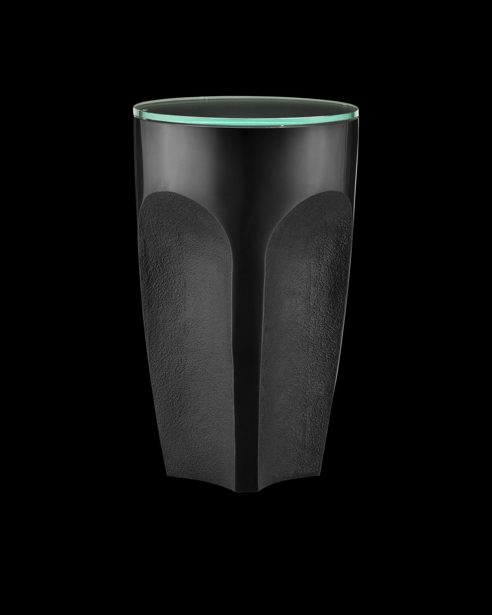 Currey & Company Lemy Black Drinks Table