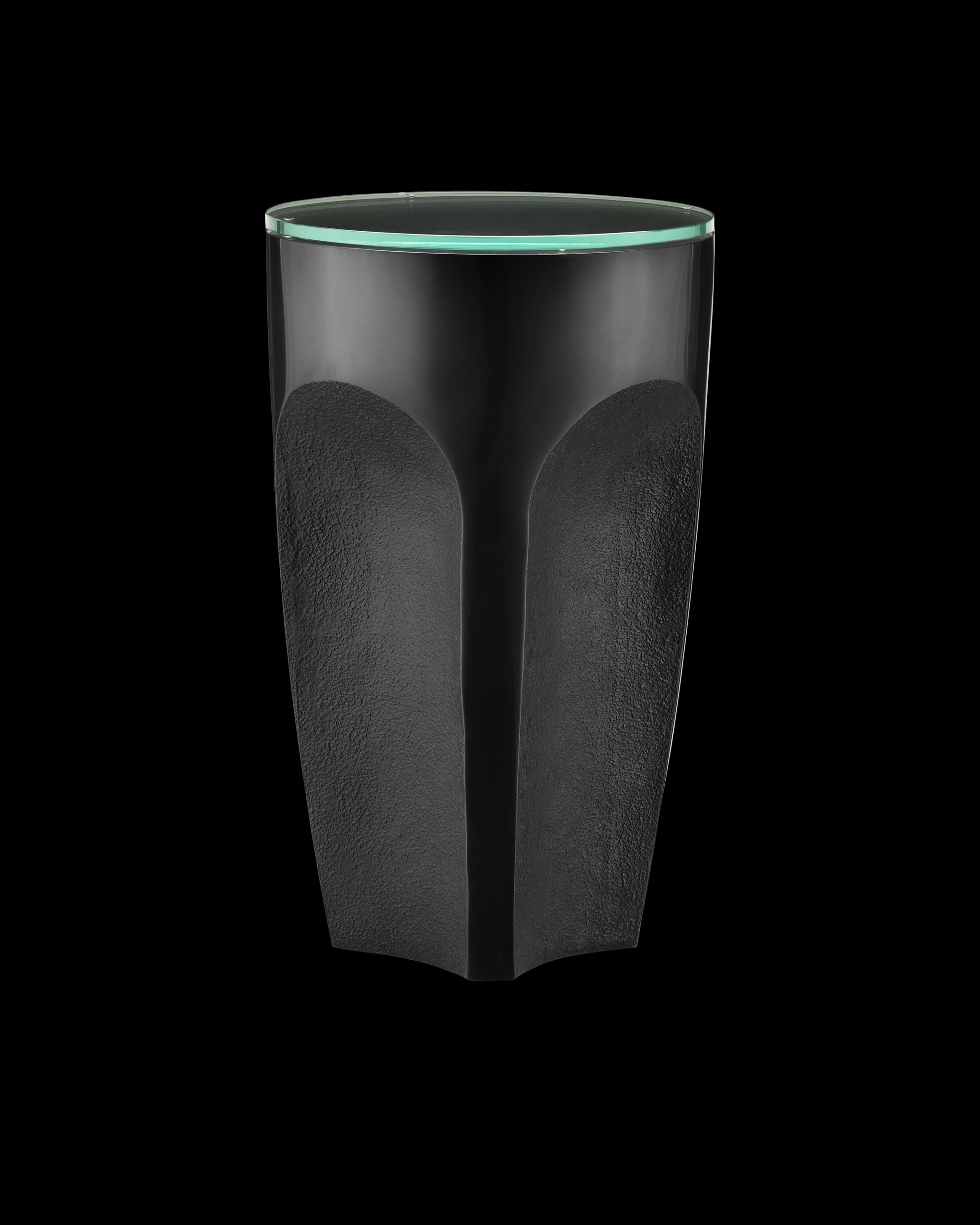 Currey & Company Lemy Black Drinks Table