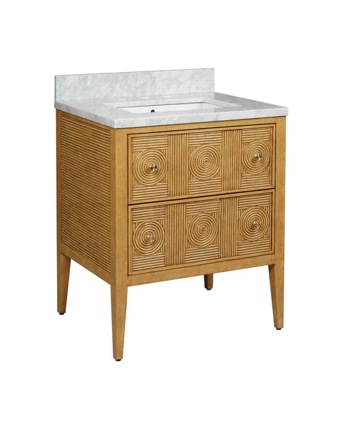 Currey and Company Santos 28" Bathroom Vanity