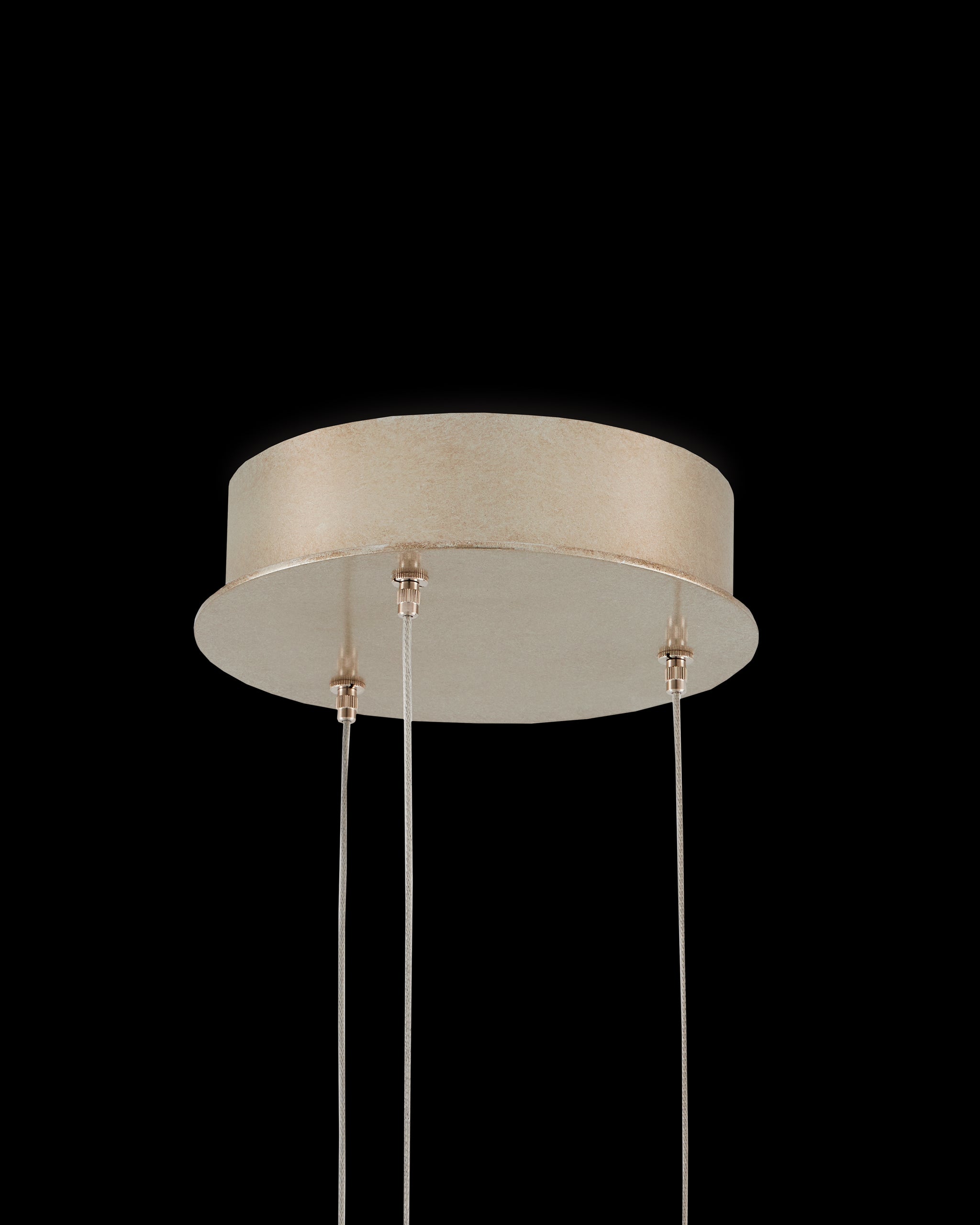 Currey & Company Posh 3 Light Round Multi Drop Pendant