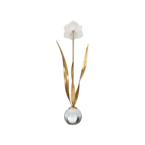 Chelsea House Decorative Gold Daffodil On Stand