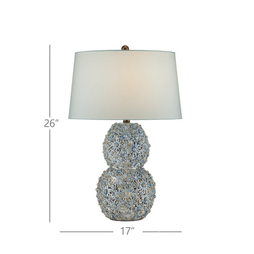 Currey & Company Jessamine Blue Table Lamp