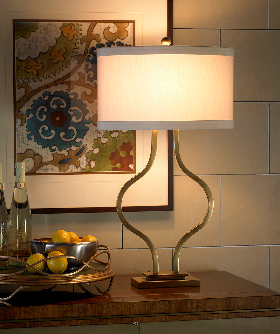 Wildwood Brass Bow Lamp