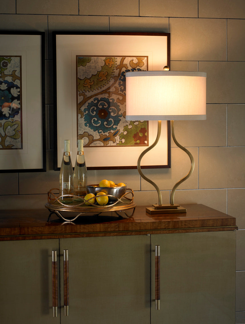 Wildwood Brass Bow Lamp