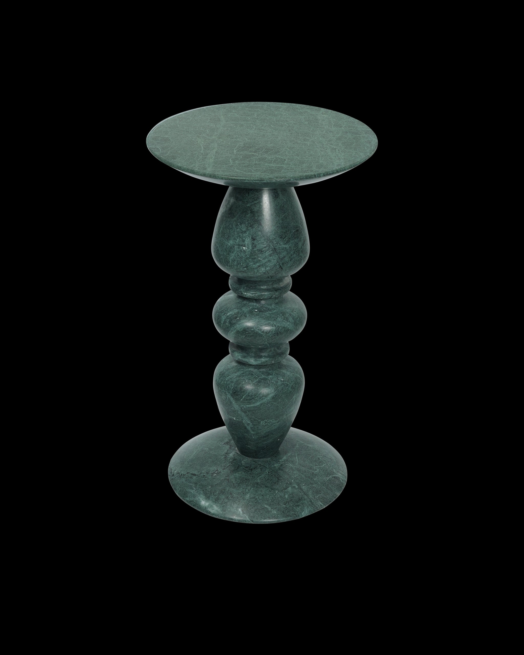 Currey & Company Nubia Green Accent Table