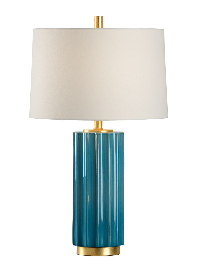 Mythos Teal Table Lamp by Wildwood