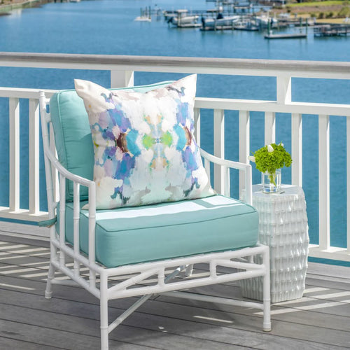 Laura Park French Blue Outdoor Pillow