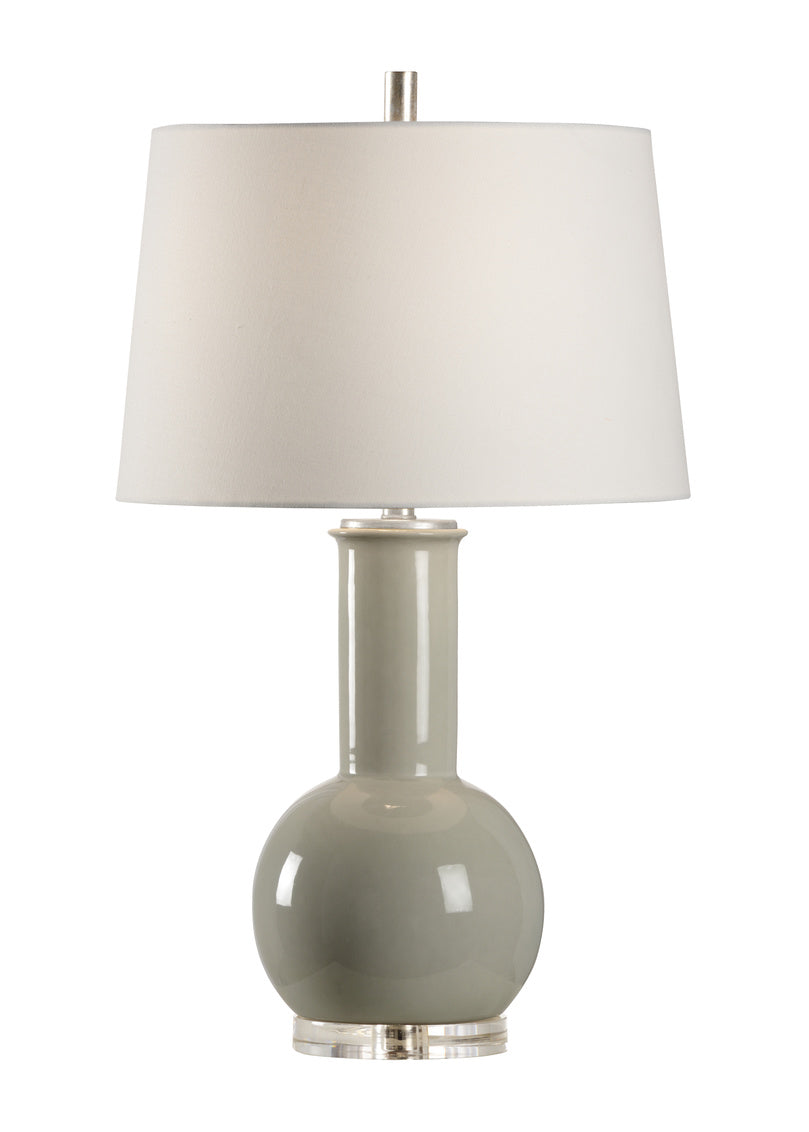 Wildwood Dharma Lamp in Sage Green/Gray