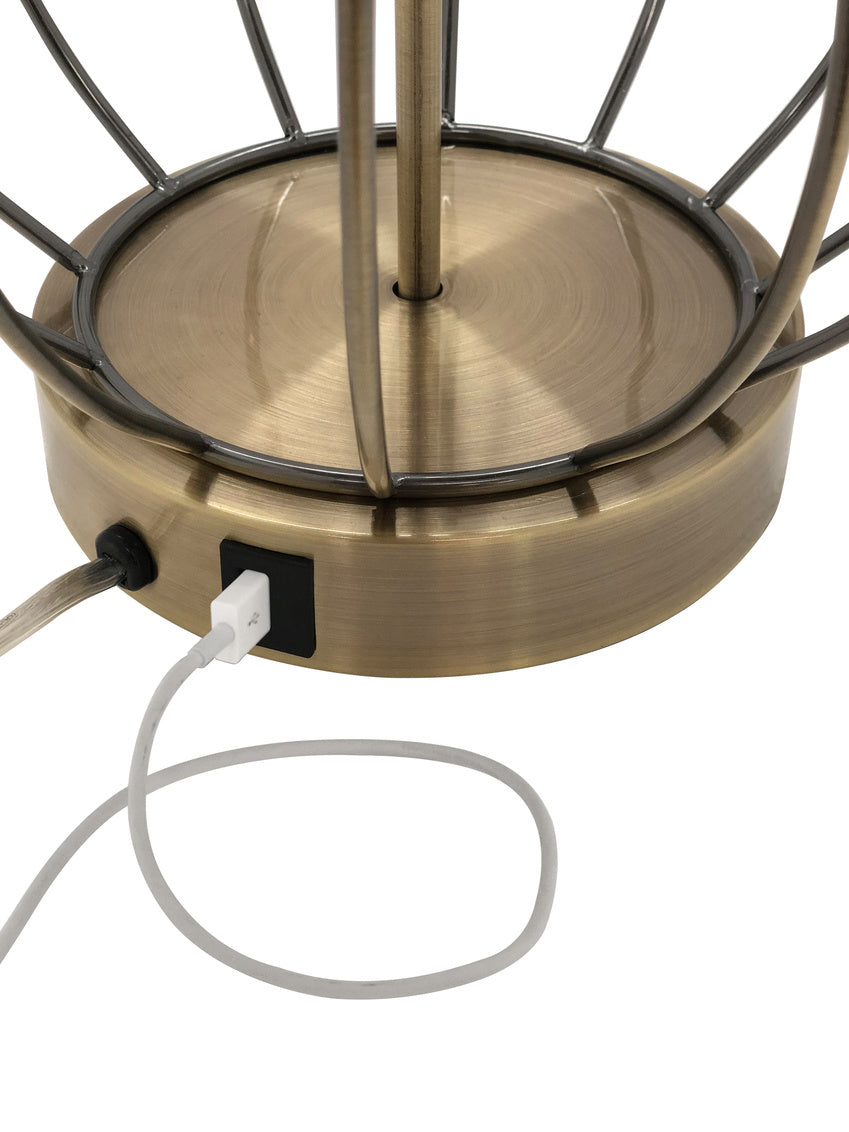 Wildwood Asher Antique Brass Lamp