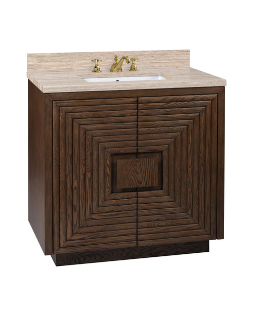 Currey and Company Morombe 36" Cocoa Vanity