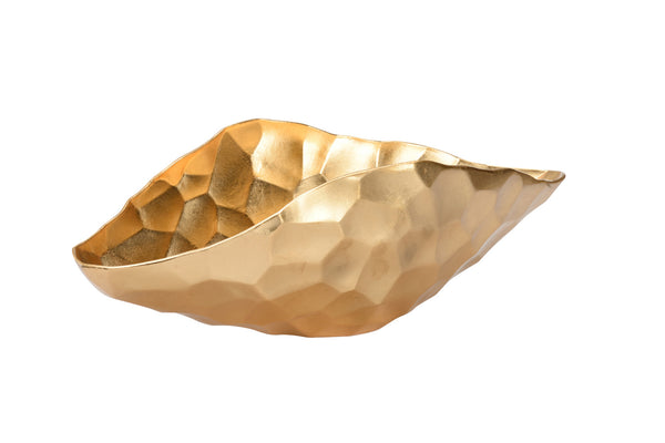 Chelsea House Gold Oval Geometric Bowl
