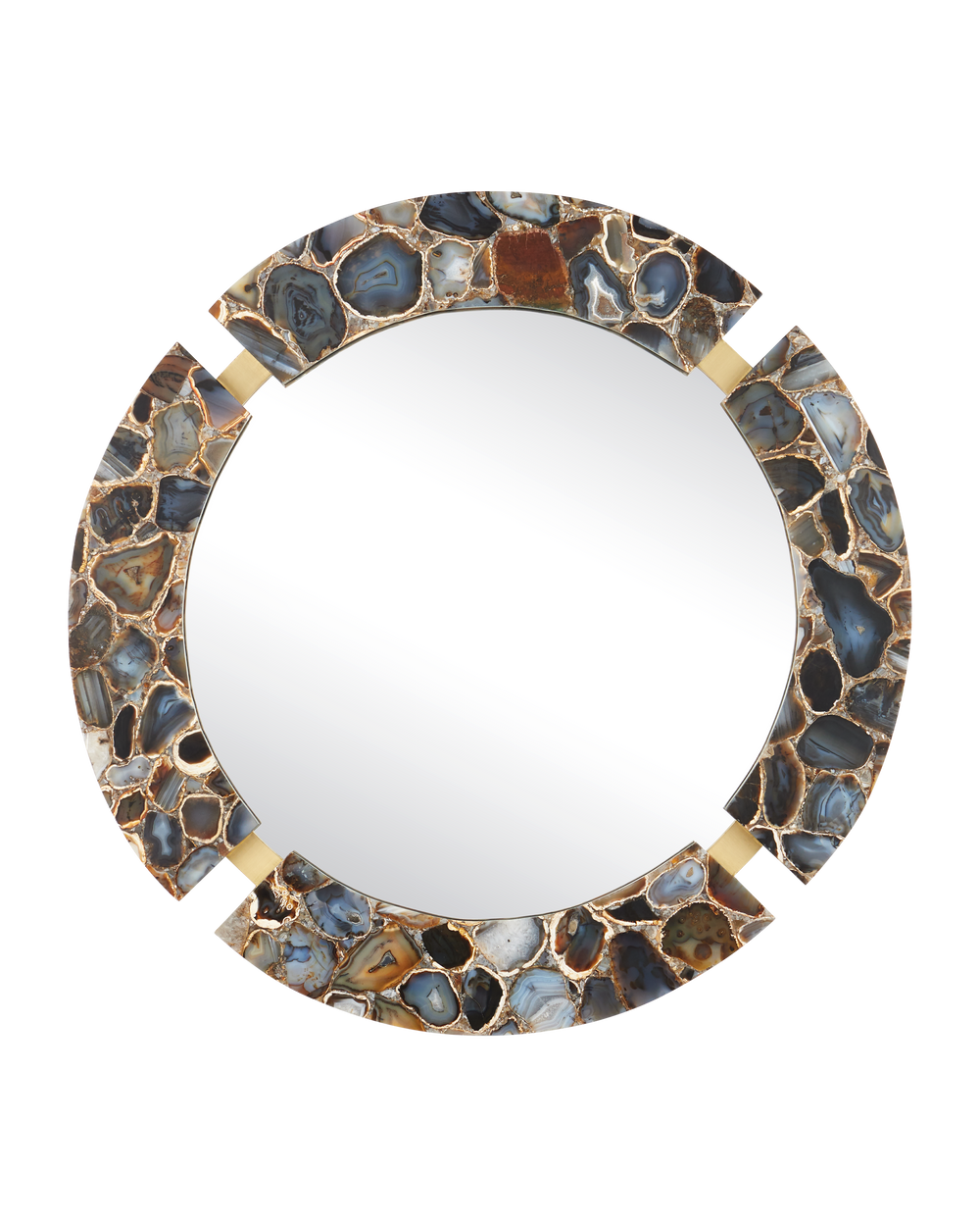 Currey & Company Malaga Round Mirror