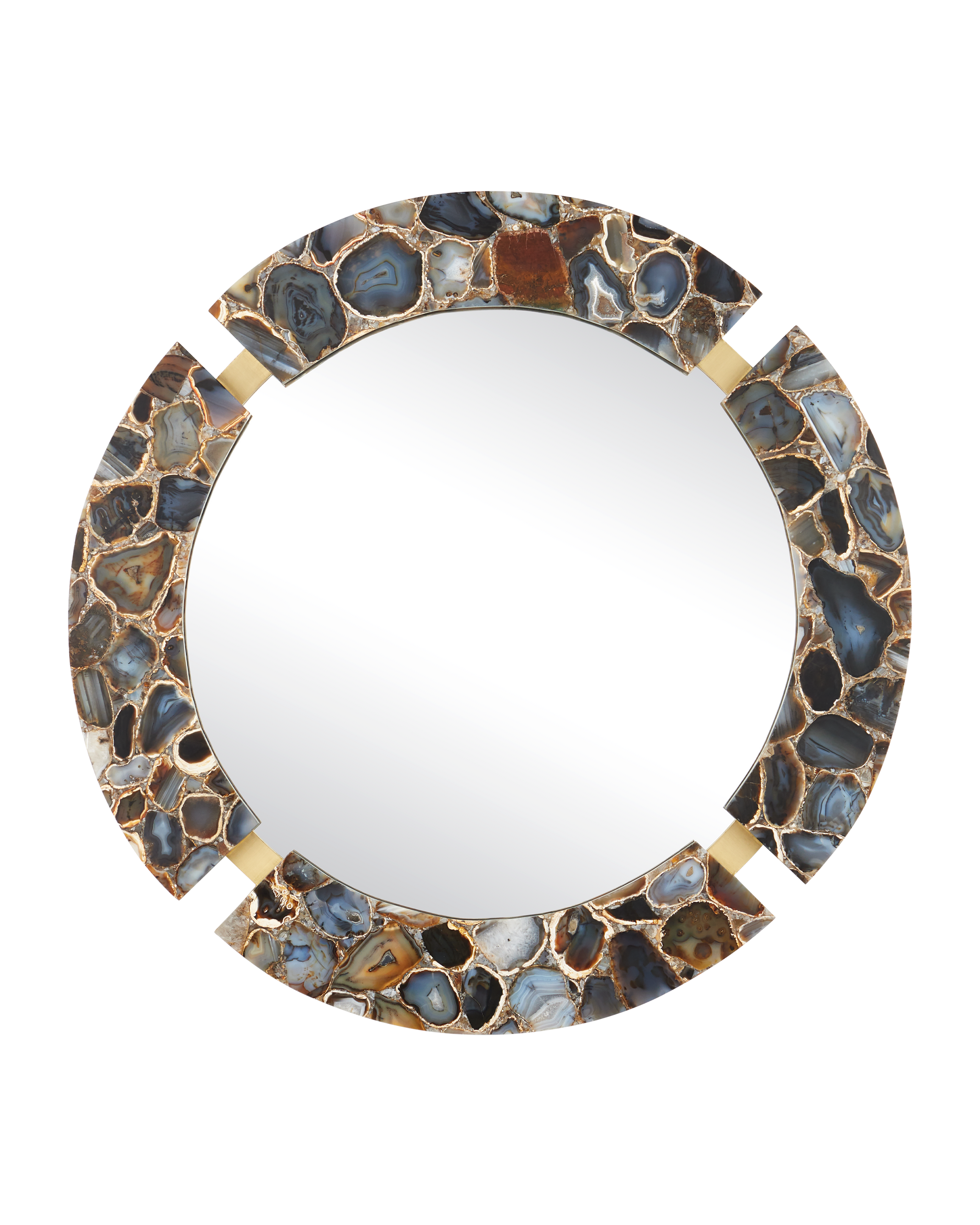 Currey & Company Malaga Round Mirror