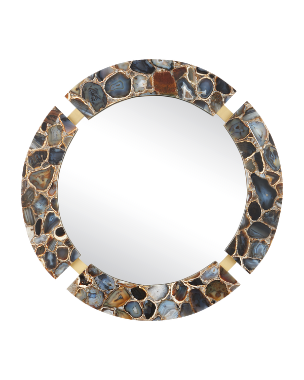 Currey & Company Malaga Round Mirror