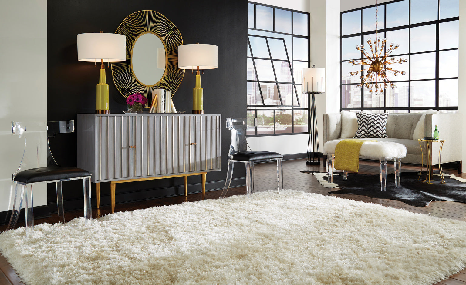 Wildwood - Delphine Cabinet - Gray